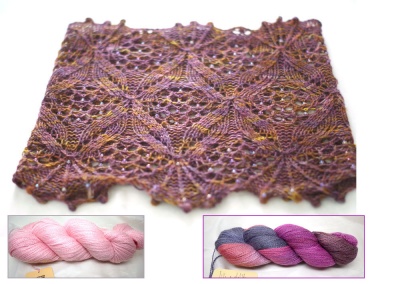 Poinsettia Cowl II: Beaded Kit - Kits (all) Poinsettia Cowl II: Beaded Kit - Kits (all)